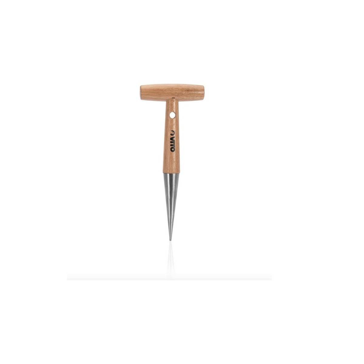 Kit 10 outils de jardin Manche bois Inox et Fer forgés à la main Haute qualité VITO - Imagen 5