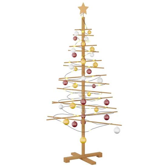 ComfortXL - Sapin de Noël design en bambou pour intérieur et extérieur Marron 150 cm – ComfortXL Outdoor Living - Image 3