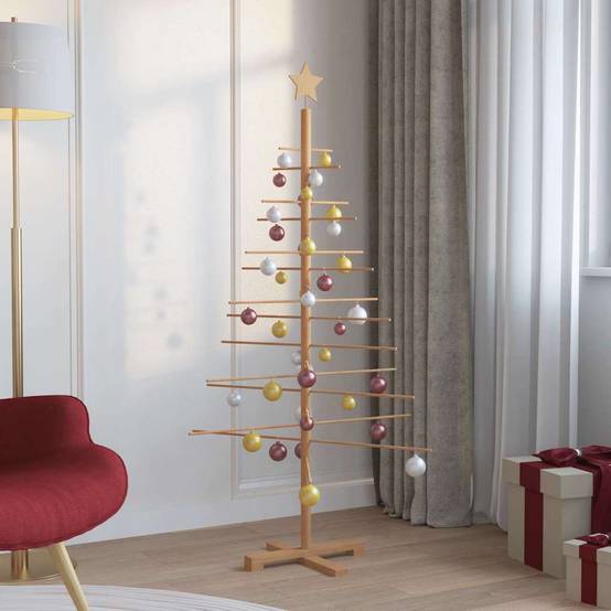 ComfortXL - Sapin de Noël design en bambou pour intérieur et extérieur Marron 150 cm – ComfortXL Outdoor Living - Image 4