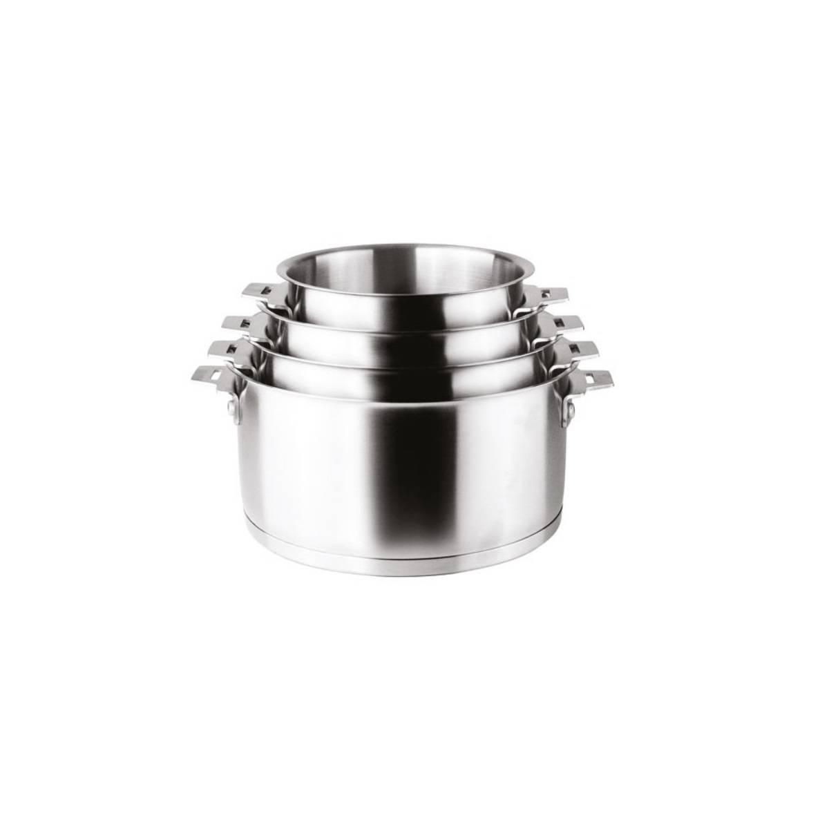 Set 3 Casseroles Tefal Inox 16/18/20 Cm + Poignée Amovible, Tous Feux Dont Induction
