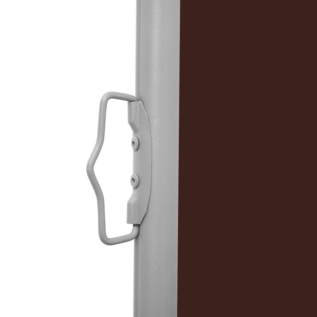 Helloshop26 - Auvent latéral rétractable de patio 140 x 600 cm marron - Imagen 3