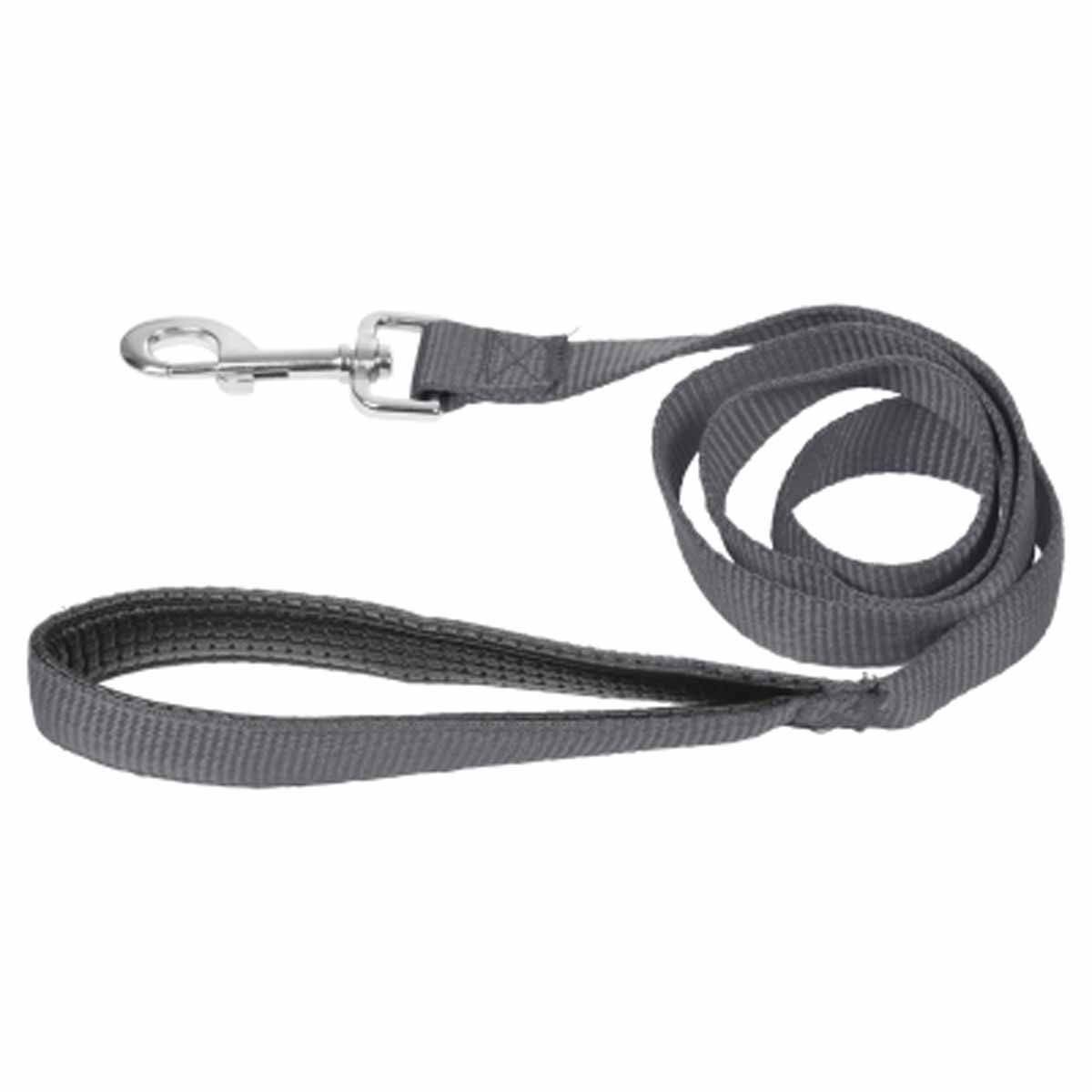 Paris Prix - Laisse Chien Confort "Essentiel" 120cm Anthracite