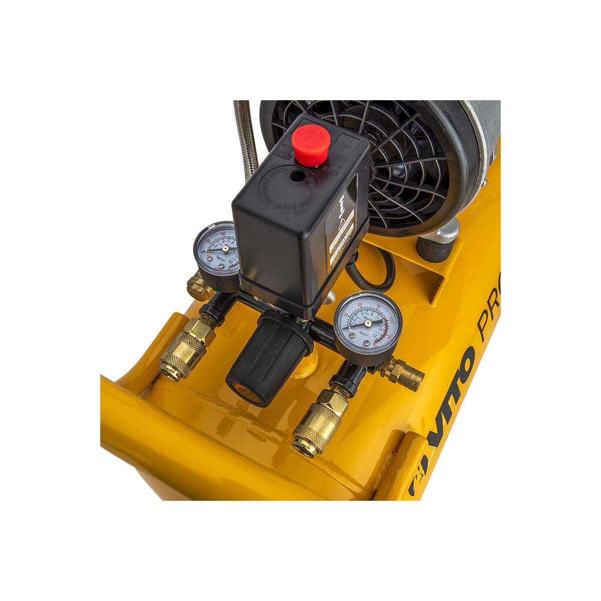 Compresseur d'air Silencieux 50 Litres 1.5 CV 1100W 8 bar VITO - Imagen 4