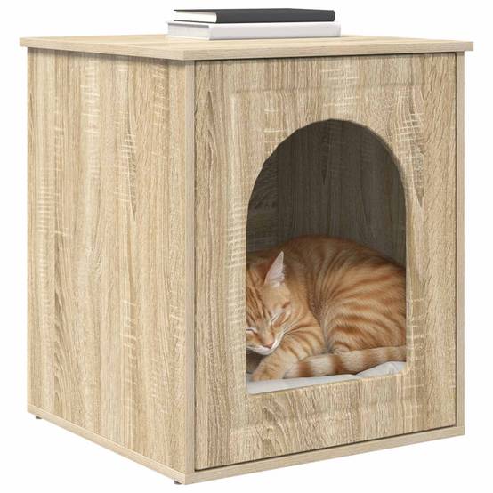 Chatiere bois marron 53 x 52 x 62 cm - Prolenta premium p346.5 - Image 3