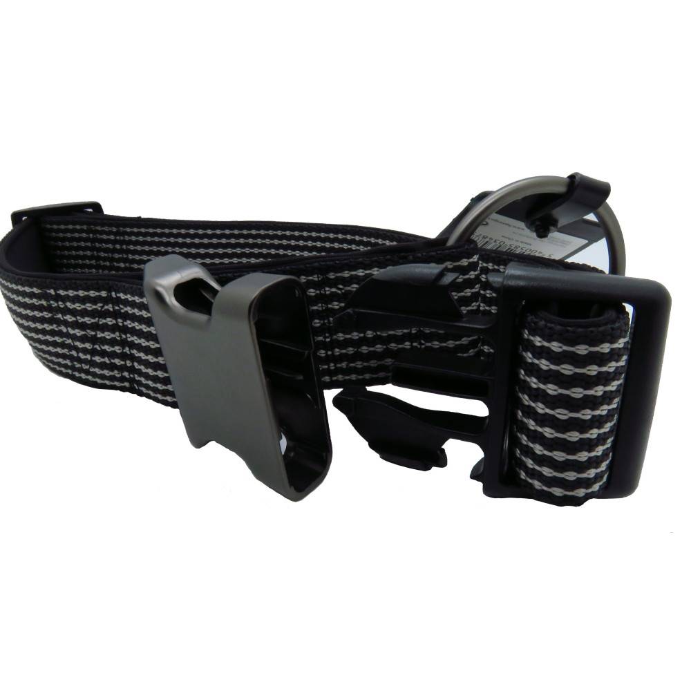 Collier Jannu noir réglable de 55 à 75 cm 38 mm taille XXL pour chien - Imagen 3