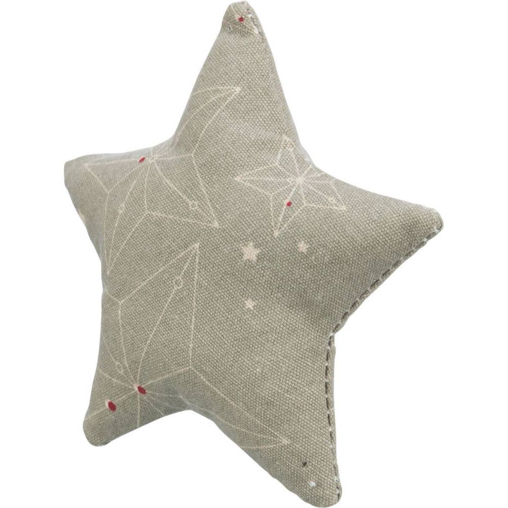 Trixie - Coussin étoile noël à la catnip 10 cm x 3 cm jouet pour chat - Imagen 2