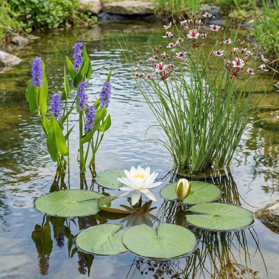 0 - Pontédérie Plante Bassin - Rustique - Biologique - Pépinière - Image 3