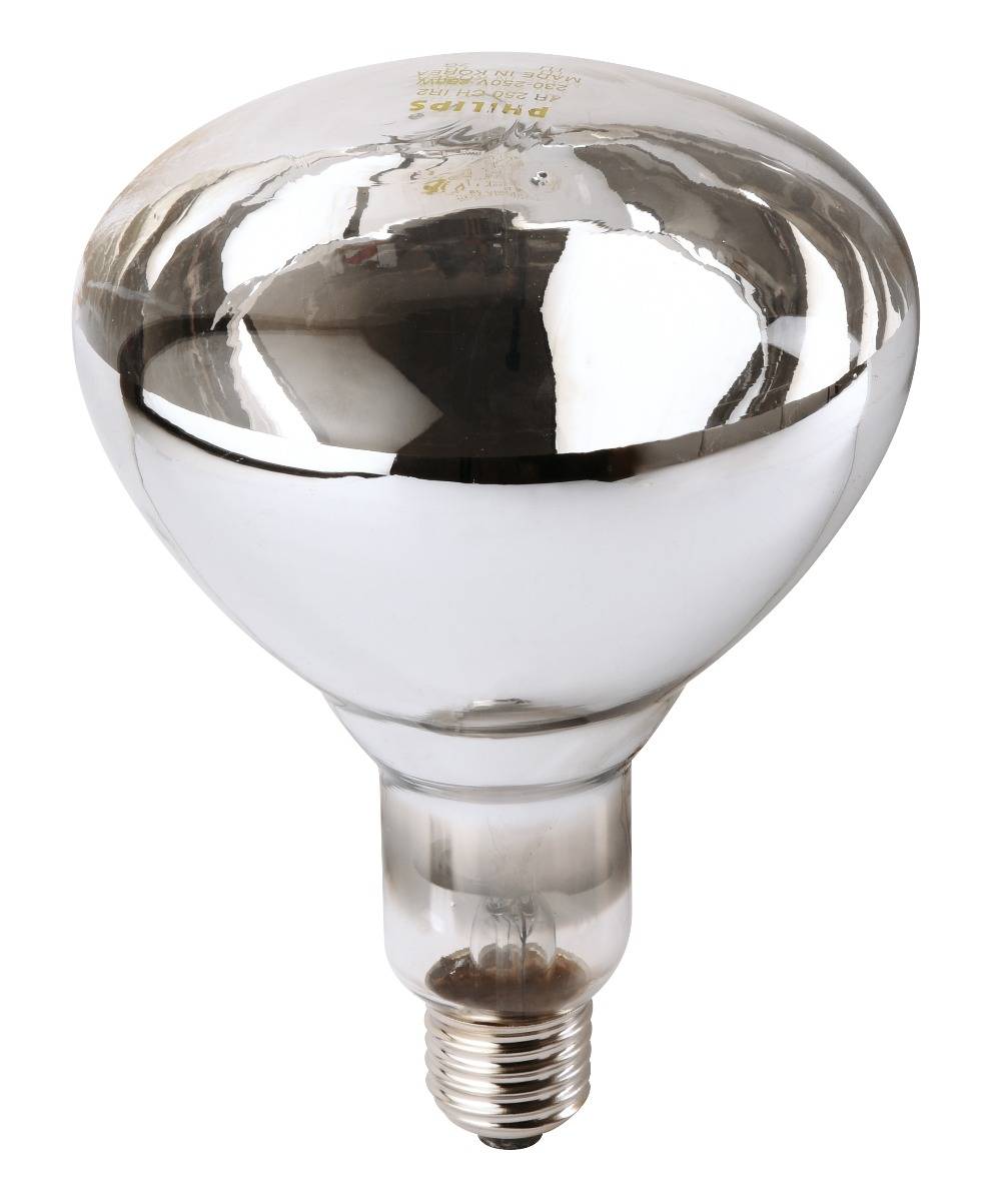 Ampoule PHILIPS IR à vis blanche 250W