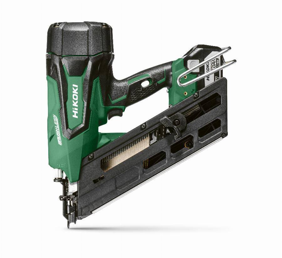 Cloueur 90mm 34° 18V 5Ah Li-ion Brushless Tête D bande papier Nez anti-marque HC - NR1890DBCLWQZ - Imagen 1