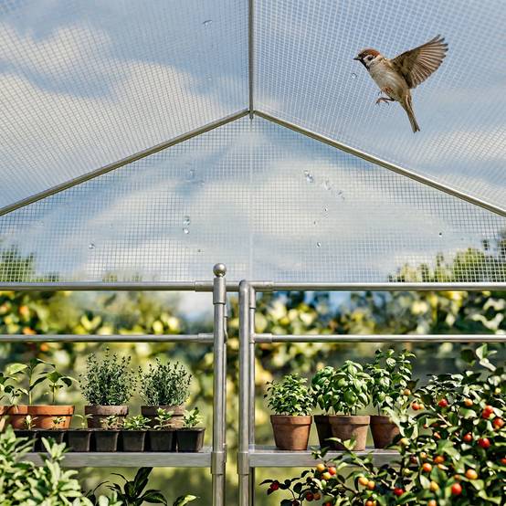 Grande Serre Tunnel de Jardin 12m² Acier Galvanisé pour Potager 4x3x2 m Blanc - ComfortXL Outdoor Living - Image 8