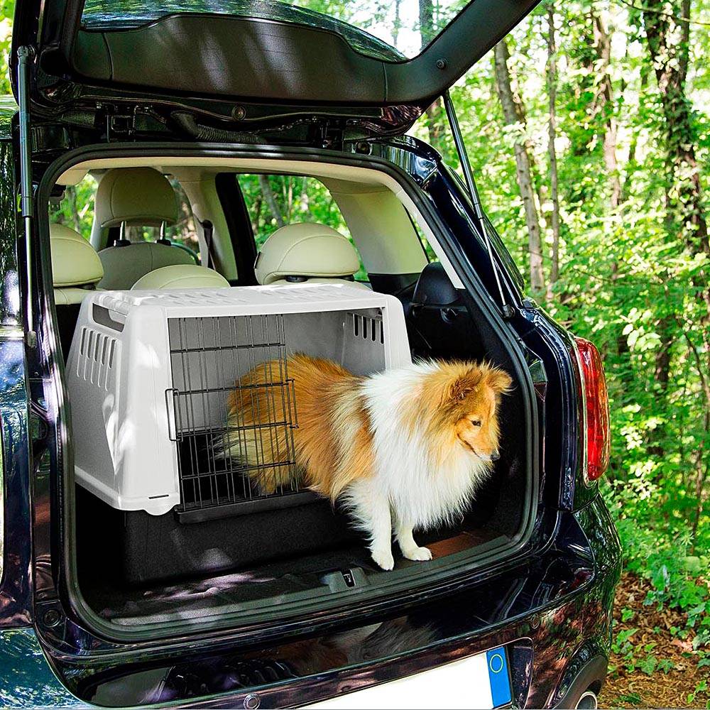 Ferplast - Ferplast Transport Chiens pour Voiture ATLAS CAR MINI avec Grilles d'aération, Tapis Drainant inclus - Imagen 5