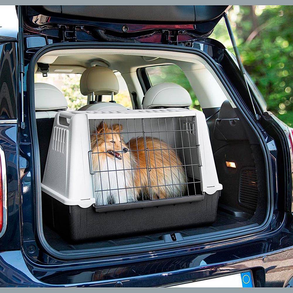 Ferplast - Ferplast Transport Chiens pour Voiture ATLAS CAR MINI avec Grilles d'aération, Tapis Drainant inclus - Imagen 4