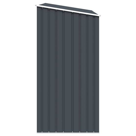 Vidaxl - Abri à bois de jardin Anthracite 245x98x159 cm Acier galvanisé vidaXL 46295 - Image 8