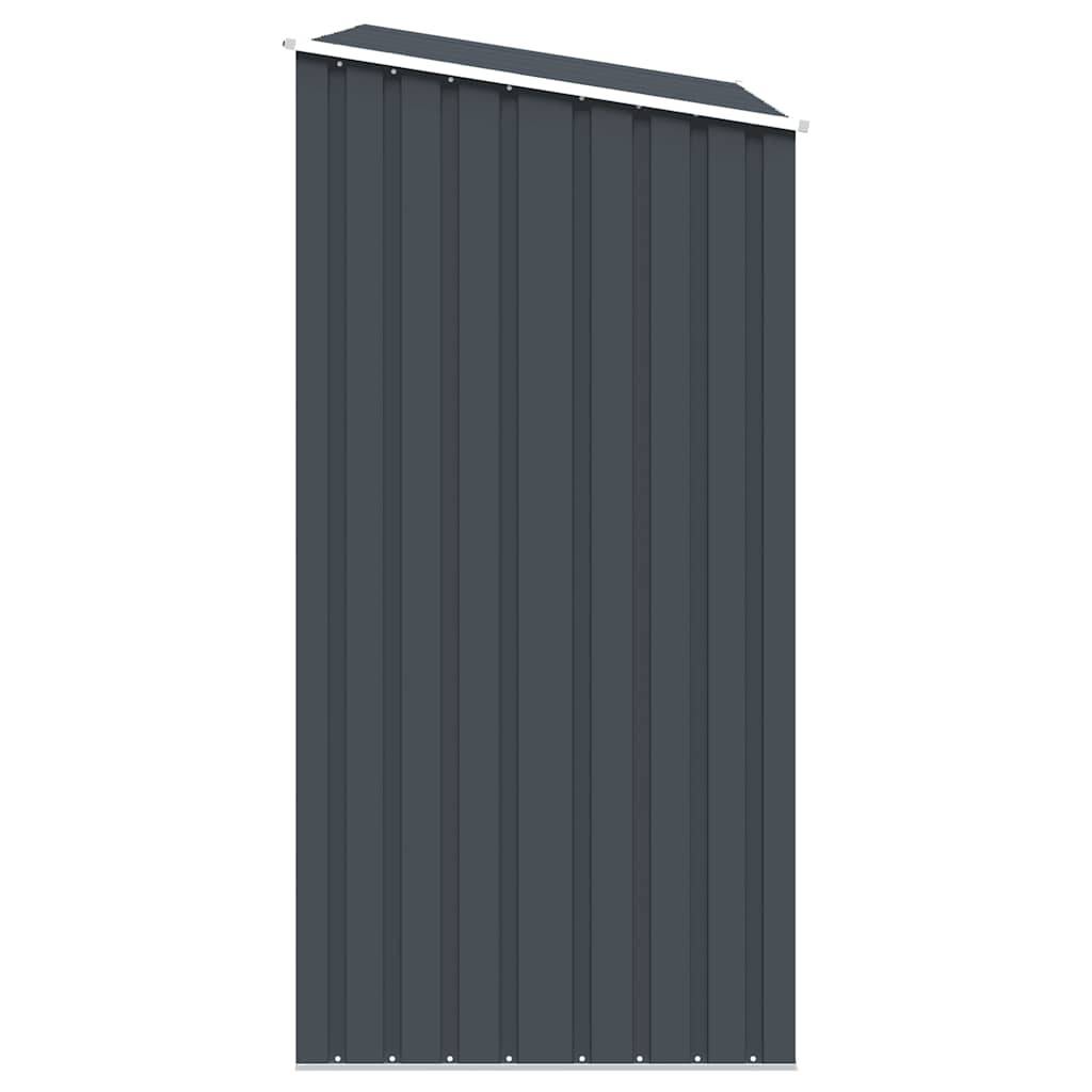 Vidaxl - Abri à bois de jardin Anthracite 245x98x159 cm Acier galvanisé vidaXL 46295 - Image 8