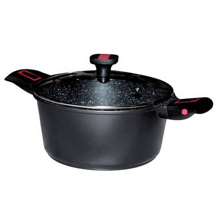 Baumalu - Faitout Granit pro avec poignées amovible 25,5 cm - Imagen 1