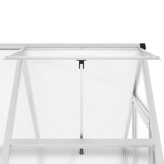 PANGIVO - Serre aluminium argent 169 x 114 x 195 cm - PANGIVO - Image 9