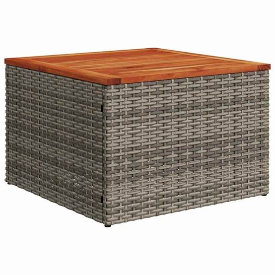 Salon de jardin 4 places 5 pièces en polyrotin pour terrasse et patio Gris – ComfortXL Outdoor Living - Image 6