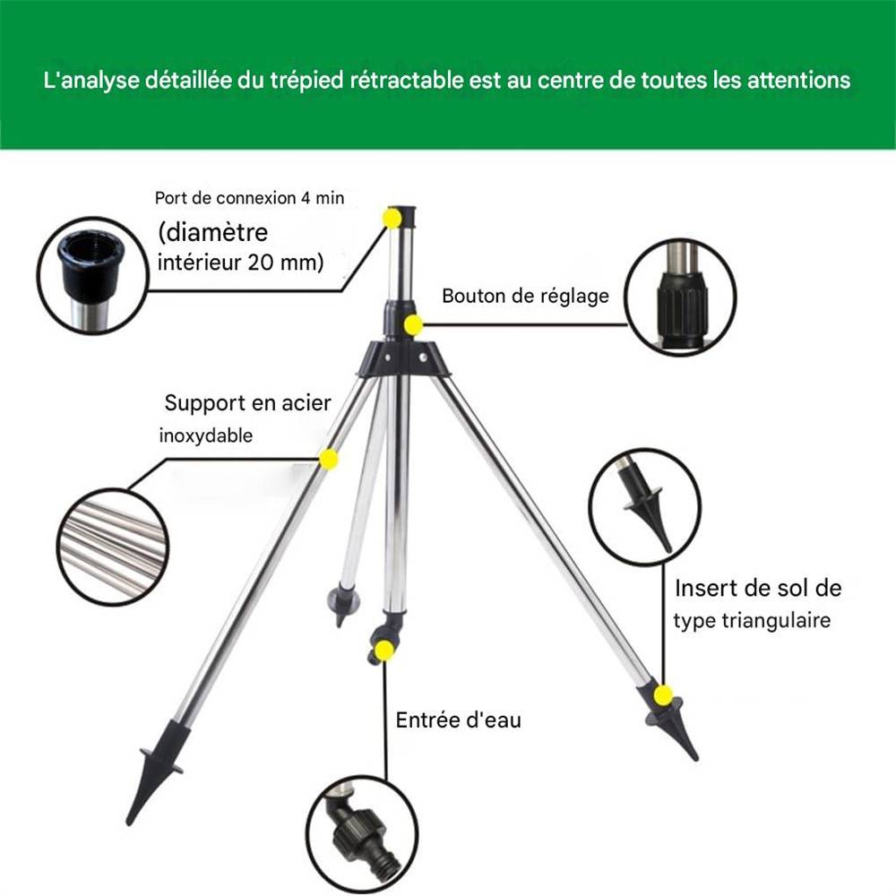 DtopbuyAge - Arroseur à bras rotatif pour jardin DtopbuyAge - Image 5