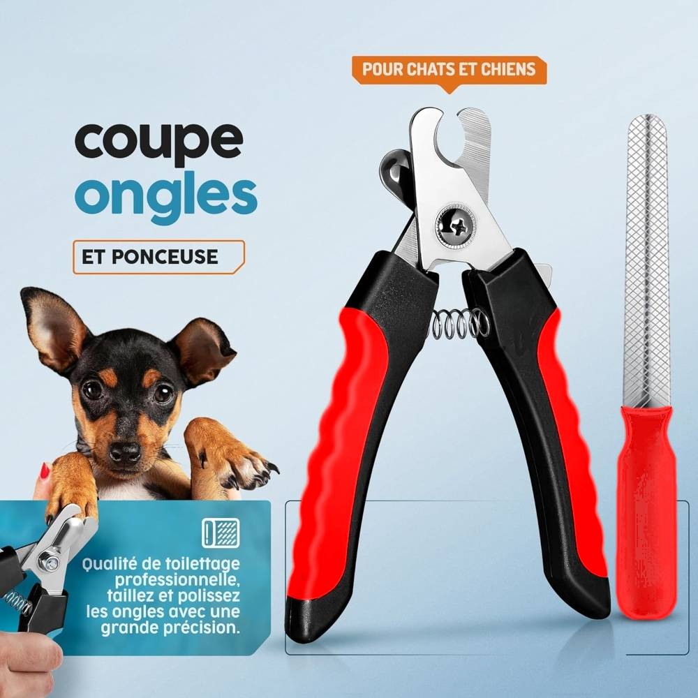 IntiMeg - Coupe-ongles pour chien rouge - IntiMeg - Image 4