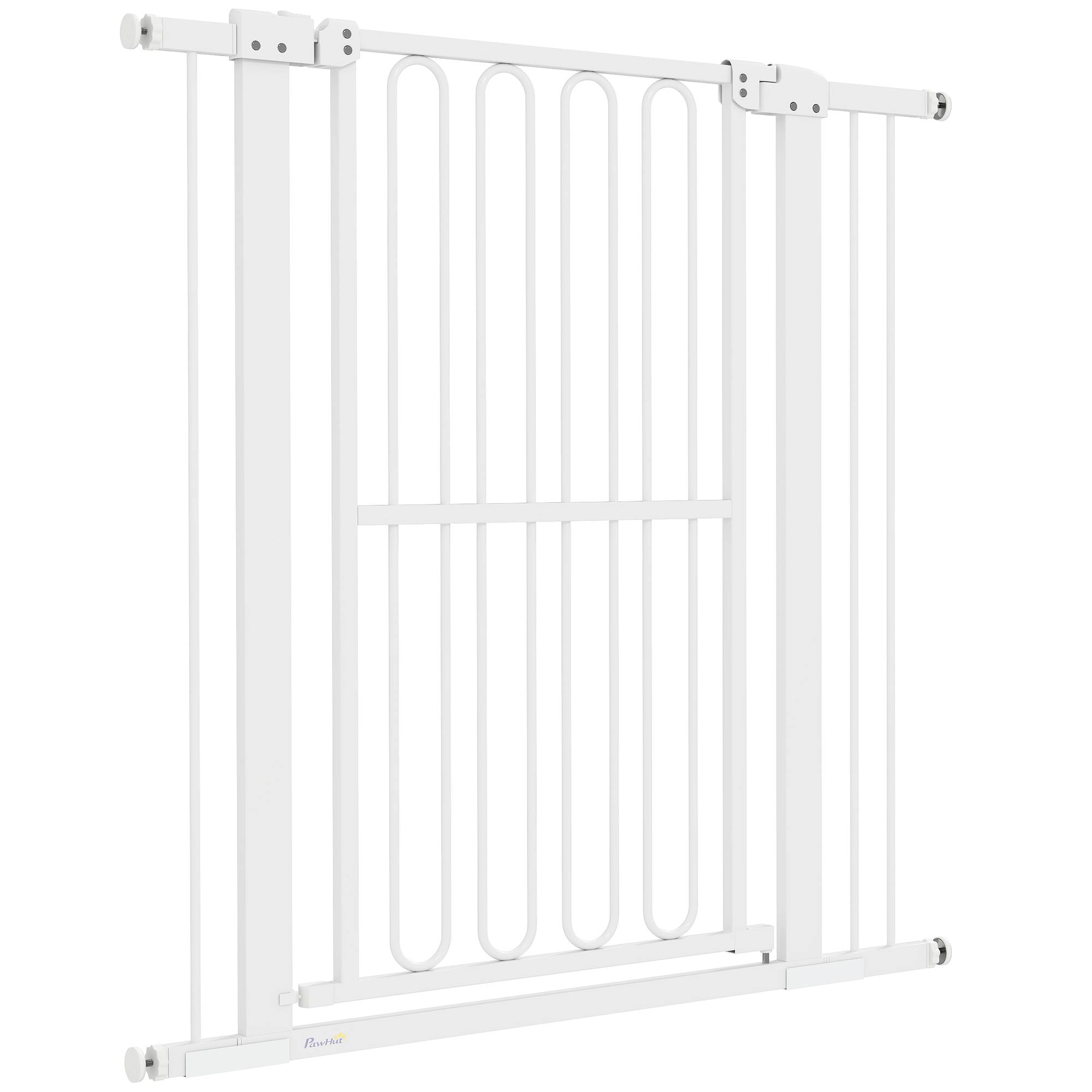 Barrière de porte pour chien, 76-104 cm, sans perçage, barrière escalier - Image 2