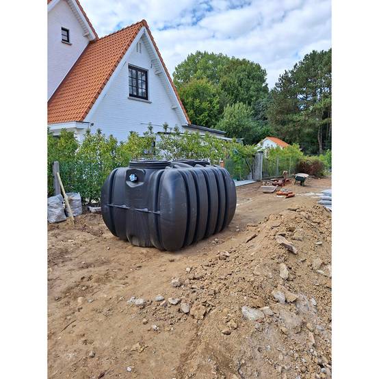 Cuve de stockage d'eau enterrée horinzontale 4000l - Image 3
