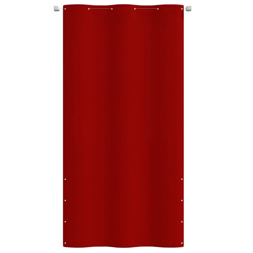 Helloshop26 - Écran de balcon brise pare vue protection confidentialité 120 x 240 cm tissu oxford rouge - Imagen 2