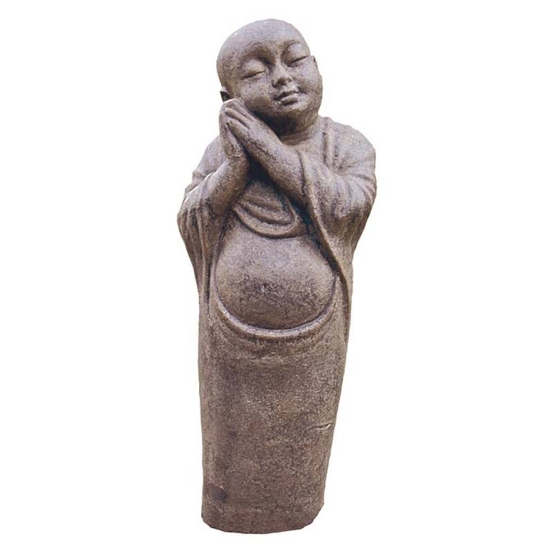 Jardinex - Statue jardin jeune bonze 80 cm - Gris anthracite 80 cm - Jardinex - Image 1