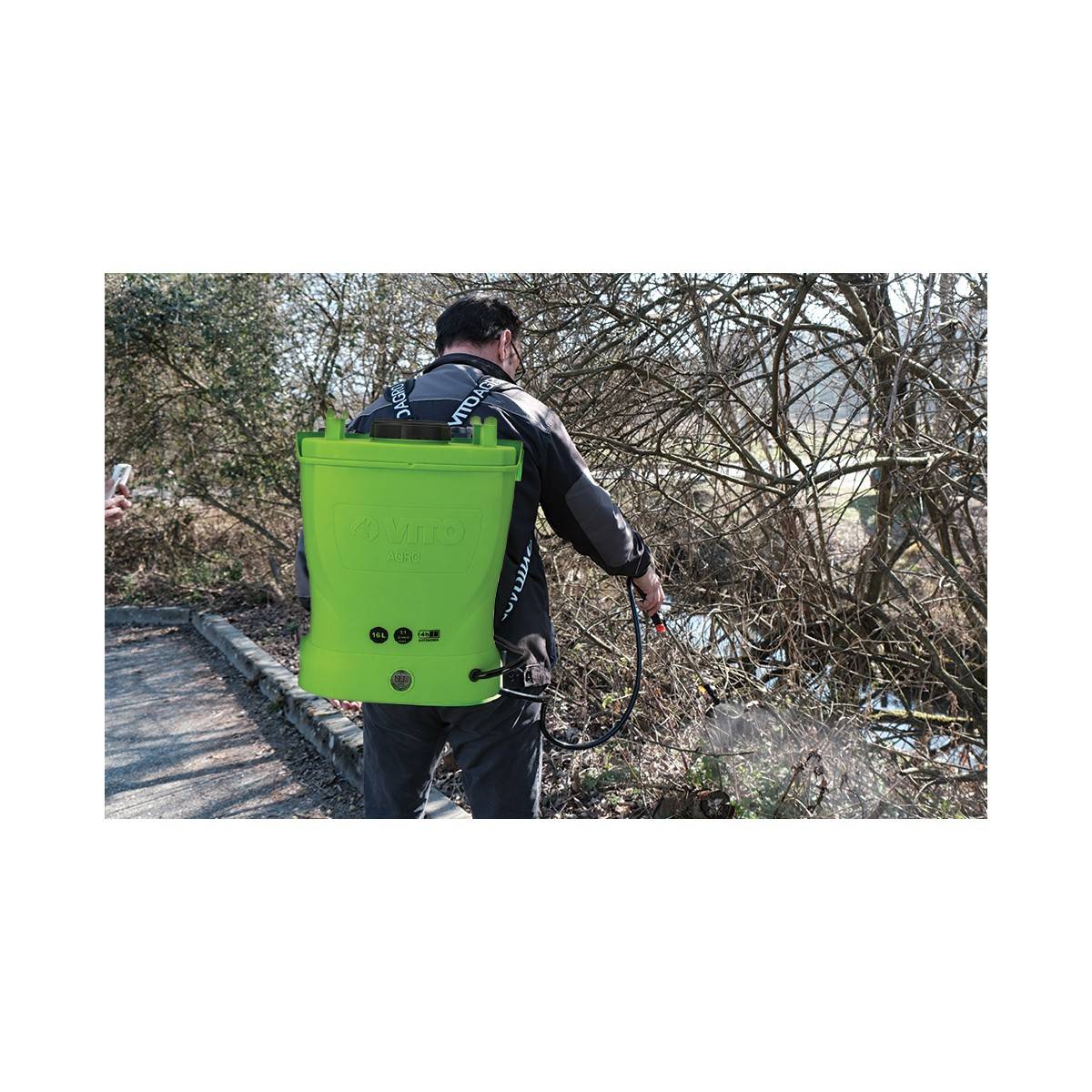 Lance téléscopique de rechange pour Pulvérisateur à Batterie 16L 510mm à 910mm VITO - Imagen 4