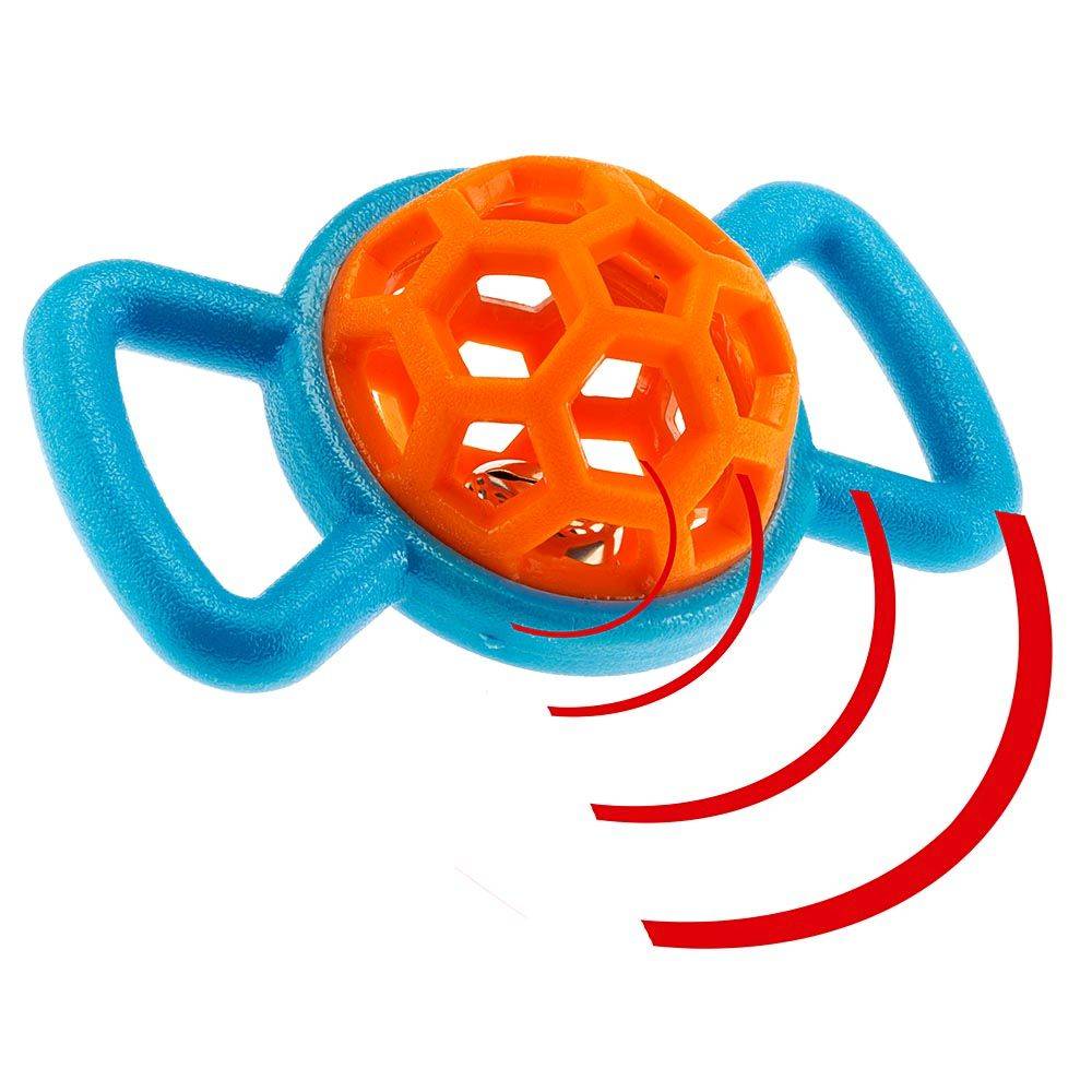 Ferplast - Jouet pour Chiens en Forme de Bonbon, PA 6350, en Caoutchouc Thermoplastique, avec Cloche Interne - Imagen 2