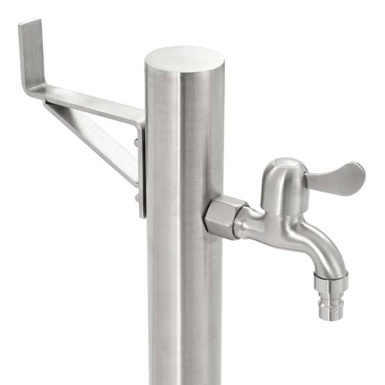 PANGIVO - Colonne à eau acier inoxydable argenté 15 x 15 x 65 cm, poids:2.62kg - PANGIVO - Image 6