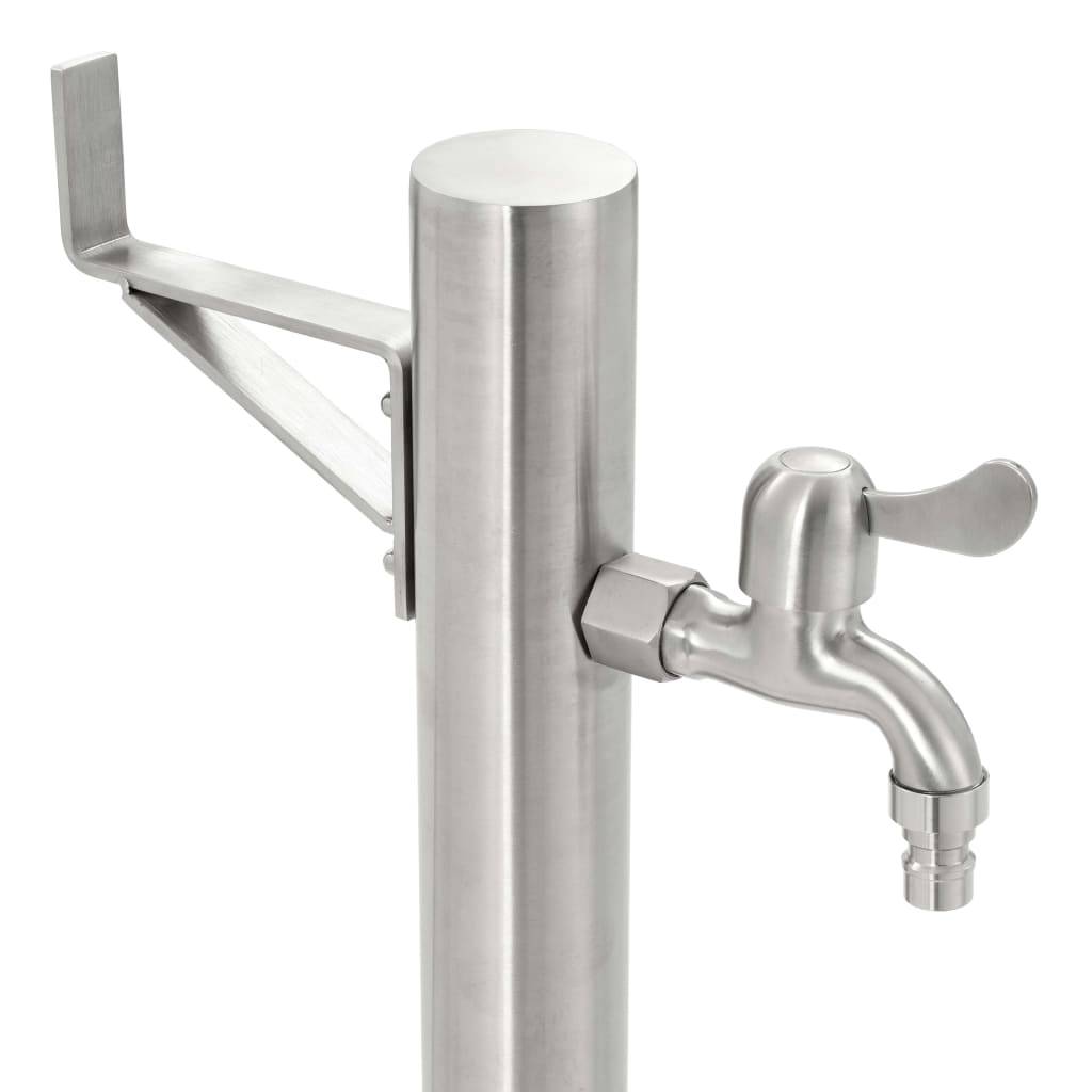 PANGIVO - Colonne à eau acier inoxydable argenté 15 x 15 x 65 cm, poids:2.62kg - PANGIVO - Image 6