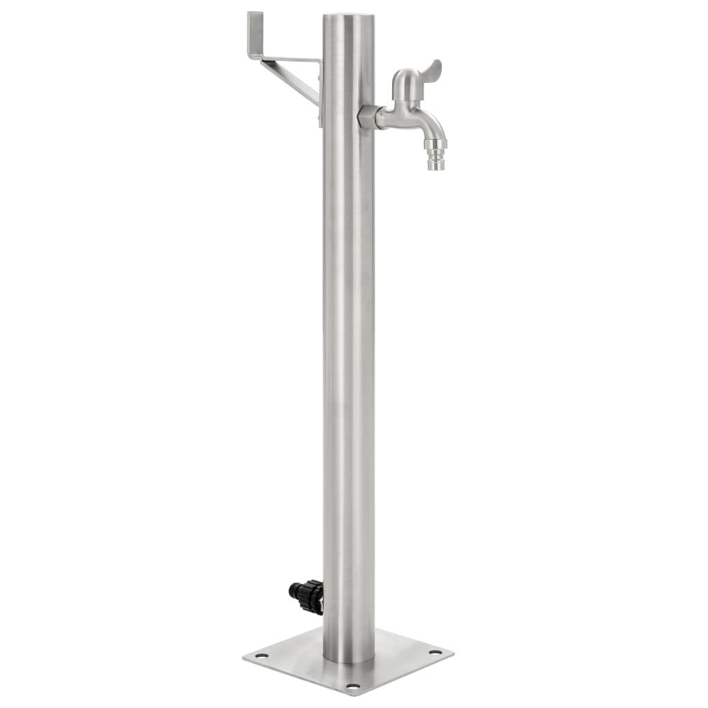 PANGIVO - Colonne à eau acier inoxydable argenté 15 x 15 x 65 cm, poids:2.62kg - PANGIVO - Image 1