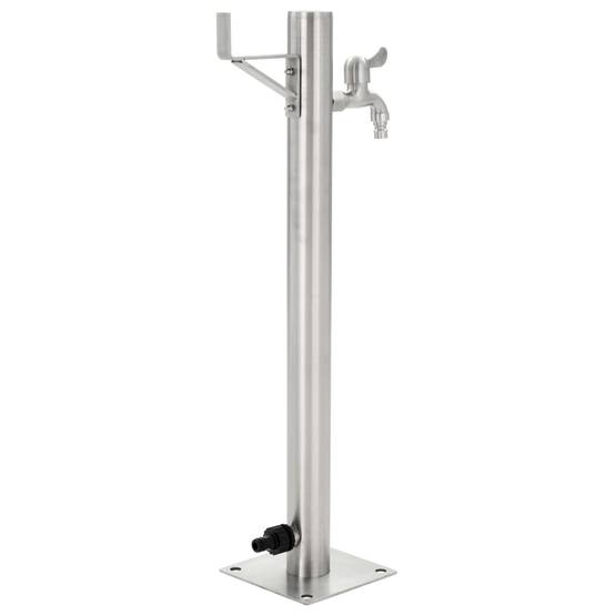 PANGIVO - Colonne à eau acier inoxydable argenté 15 x 15 x 65 cm, poids:2.62kg - PANGIVO - Image 3