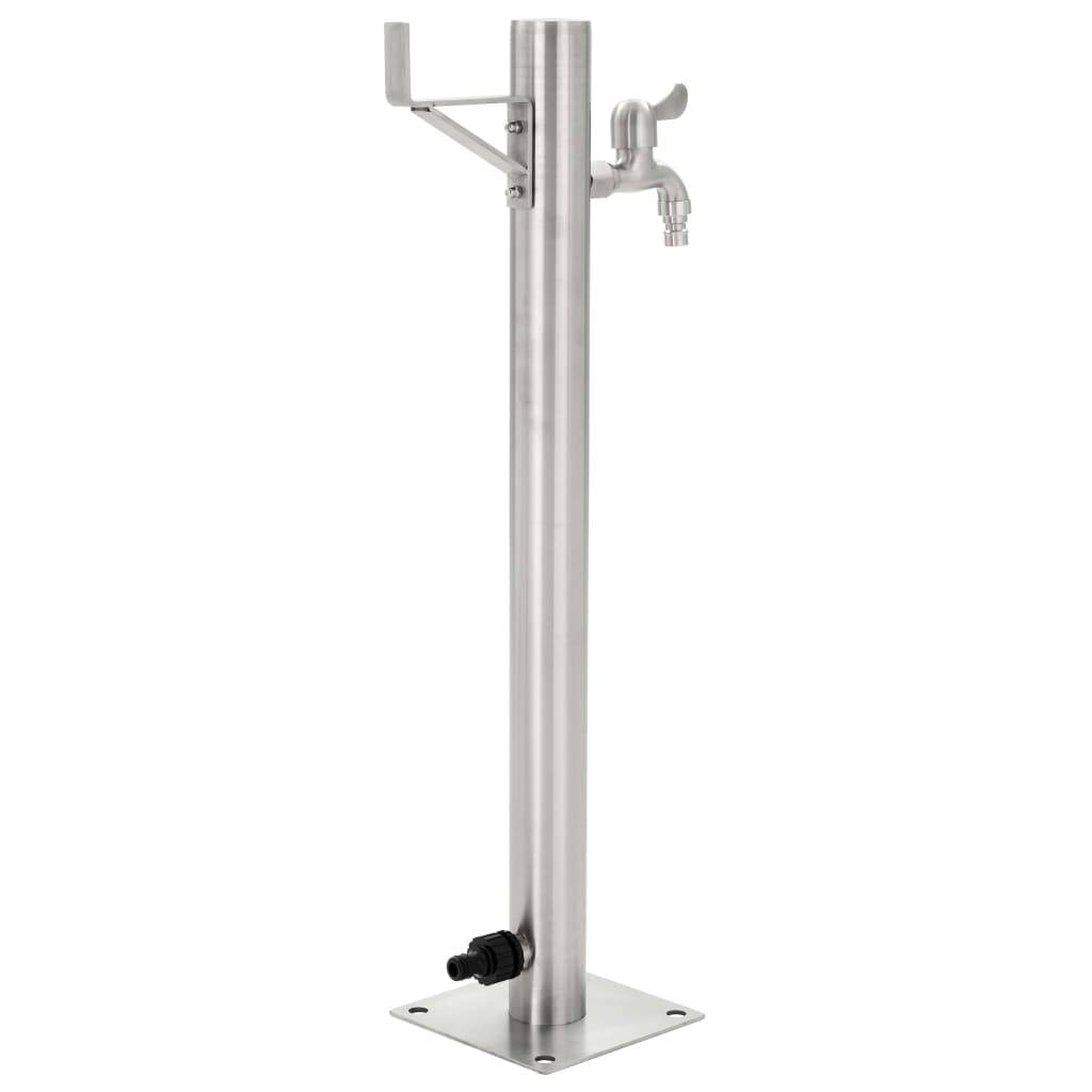 PANGIVO - Colonne à eau acier inoxydable argenté 15 x 15 x 65 cm, poids:2.62kg - PANGIVO - Image 3