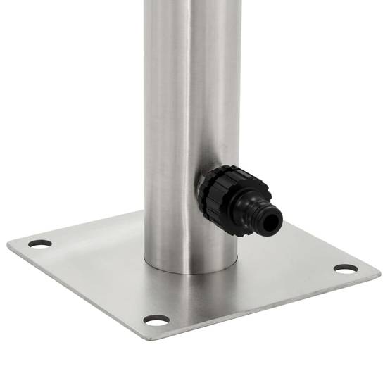 PANGIVO - Colonne à eau acier inoxydable argenté 15 x 15 x 65 cm, poids:2.62kg - PANGIVO - Image 5