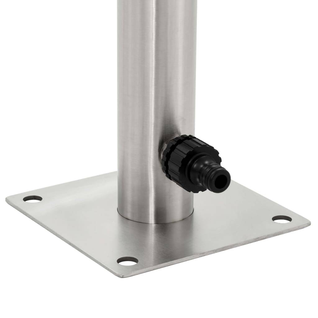 PANGIVO - Colonne à eau acier inoxydable argenté 15 x 15 x 65 cm, poids:2.62kg - PANGIVO - Image 5