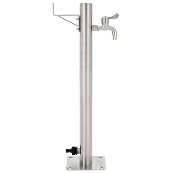 PANGIVO - Colonne à eau acier inoxydable argenté 15 x 15 x 65 cm, poids:2.62kg - PANGIVO - Image 2