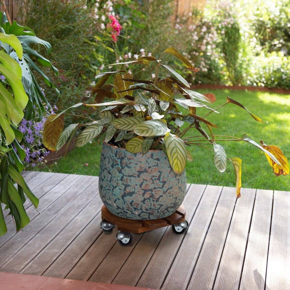 Louis Moulin - Roule-plante en bois rond naturel "Basics" 30 cm Louis Moulin - Imagen 3