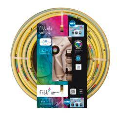 Fitt - Tuyau d'irrigation No Torsion White Plus avec accessoires Fitt