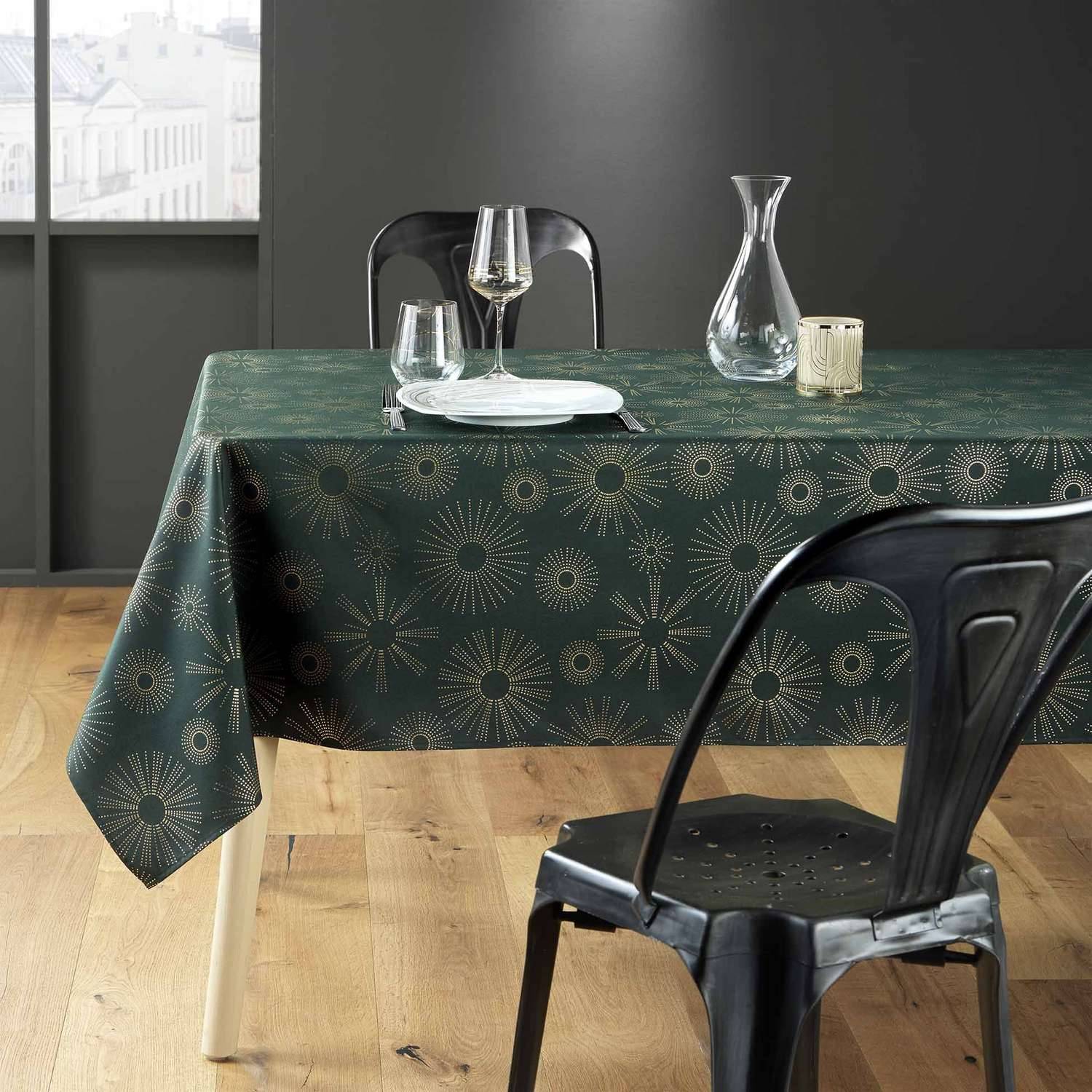 Sans Marque - Nappe rectangulaire antitache et infroissable - Douceur d'intérieur - Imagen 2