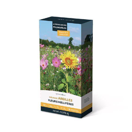 Novaflore - Mélanges abeilles fleurs mellifères 30 m2