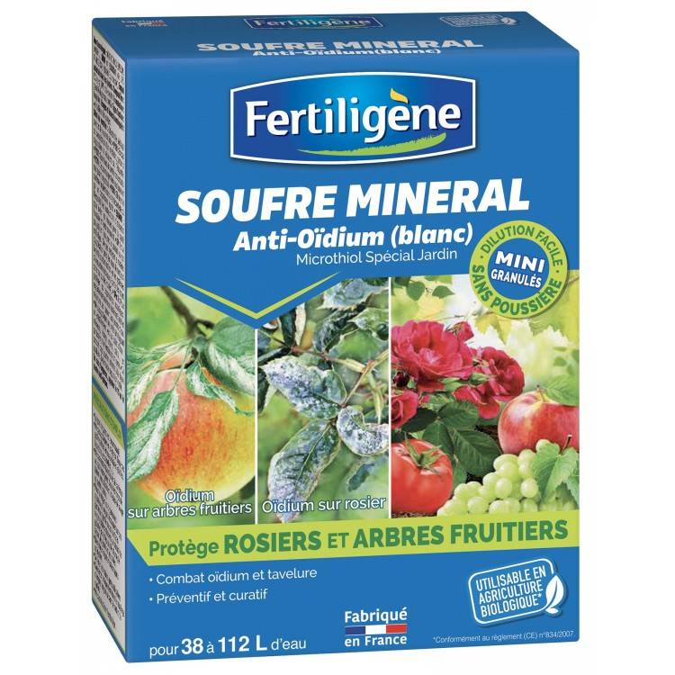 Fertiligène - Fertiligène - Soufre Minéral Anti-Oidium Concentré - 750gr (FSOUF75)