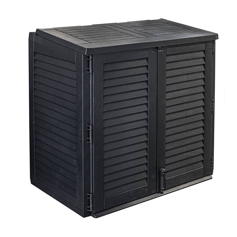 Coffre de rangement plastique 2 portes H110 - Imagen 1