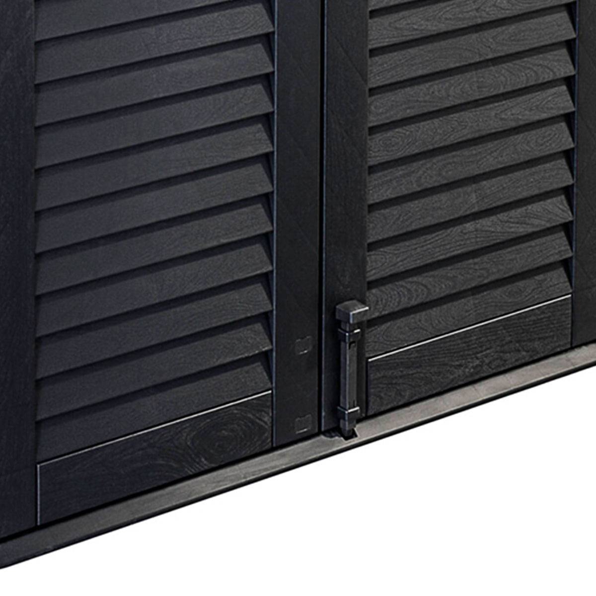 Coffre de rangement plastique 2 portes H110 - Imagen 4