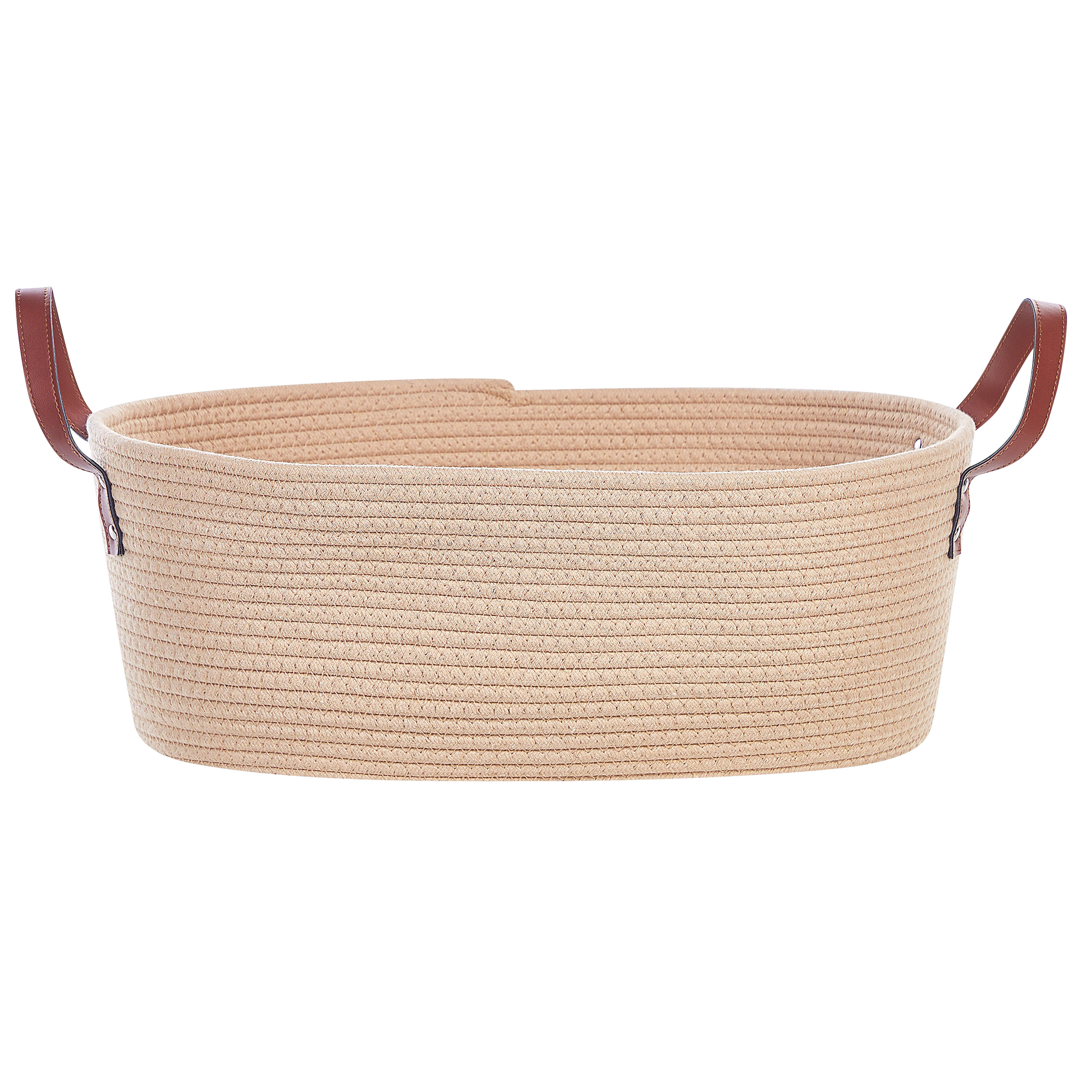 Beliani - Corbeille Coton Beige clair GISSAR - Beliani - Imagen 5