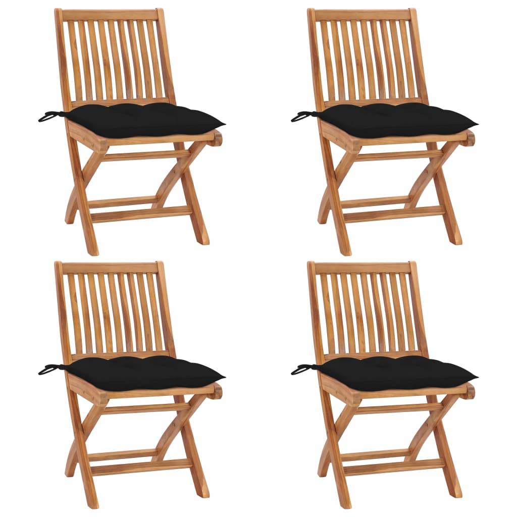 Prolenta Premium - Lot de 4 Chaise bois composite  Louan Noir  46,5 X 58 X 88 cm  - P87209N - Image 1