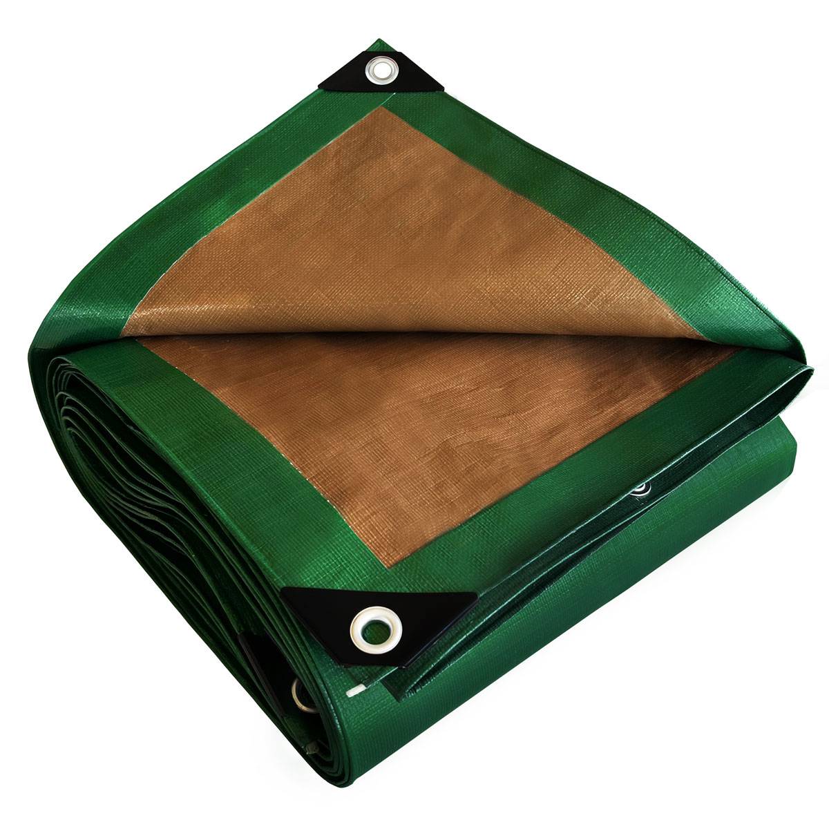 Bâche Pergola 3x5 m HQ250PR Verte et Marron - Haute Performance - Toile Pergola ou Tonnelle étanche pour terrasse TECPLAST - Image 1