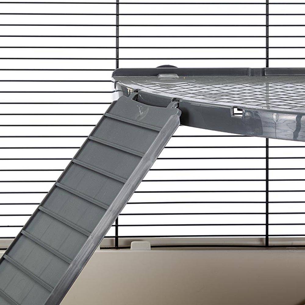 Ferplast - Ferplast Cage confortable pour fûrets et rats FURAT, strucutre à plusieurs niveaux avec accessoires inclus, angles renforcés, vernis métal et - Imagen 6
