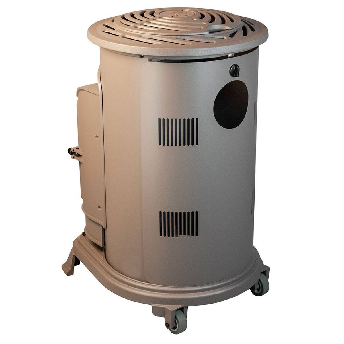 Universal - Poele à gaz 3,4 KW MARRON Effet poêle à bois Fonte véritable + Tuyau gaz + détendeur butane Provence Sahara - Imagen 6
