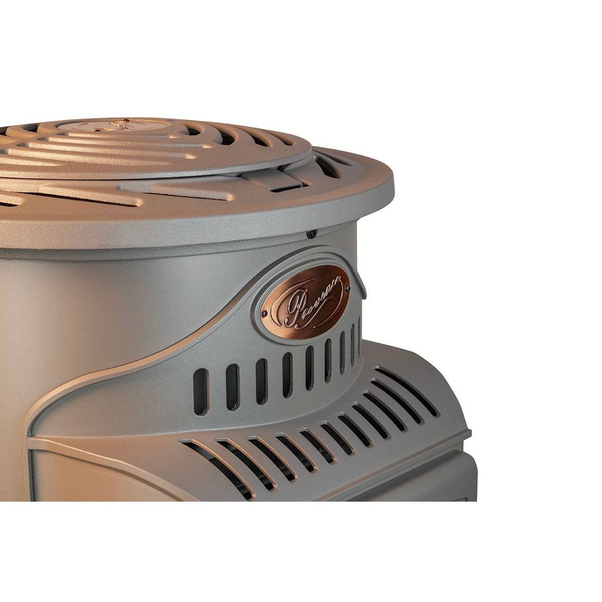 Universal - Poele à gaz 3,4 KW MARRON Effet poêle à bois Fonte véritable + Tuyau gaz + détendeur butane Provence Sahara - Imagen 8